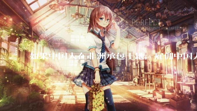 如果中国人在非洲承包土地，雇佣中国人大规模种粮食，可行吗？